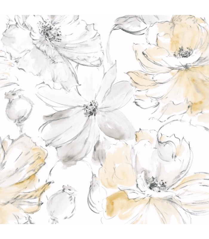 CL2518 - Impressionist Wallpaper by York-Floral Dreams CL2518 - Impressionist Wallpaper by York-Floral Dreams